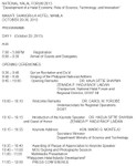 2013 October 29 Halal Conference Makati Shangrila program p1