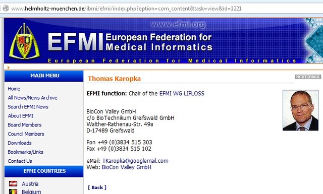 2014 August 31 Medical Informatics Europe Thomas Karopka